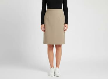 spódnice za kolano z rozcięciem: Spódnica damska, rozmiar S — 1