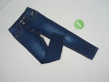 łaty na spodnie do prasowania: Spodnie jeansowe, Pepperts!, 9 lat, 128/134, stan - Idealny — 2