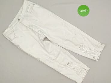 Women's Clothing: Material trousers for women, size M (EU 38) — 2