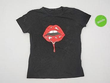 bluzki plus size tanie: T-shirt damski, rozmiar XS — 2