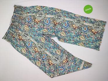 szerokie spodnie pull: Spodnie materiałowe damskie, rozmiar 2XL — 2