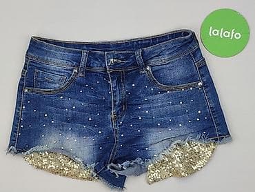 shiny design denim: Szorty damskie, rozmiar M — 2