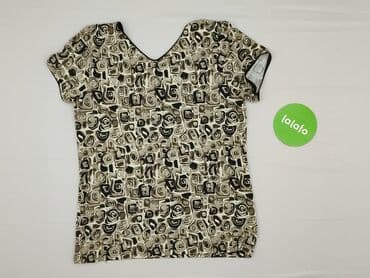 obcisła bluzki z dekoltem: T-shirt damski, rozmiar S — 3