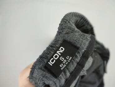 spodnie dresowe z napisami: Spodnie materiałowe damskie, S — 4