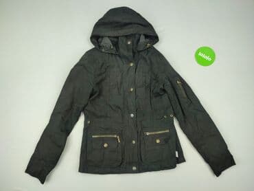kurtka zimowa w pepitkę: H&M, Women`s parka, size S (EU 36) — 2