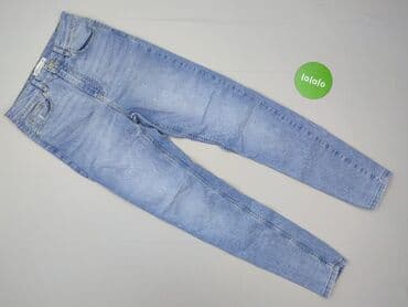 szerokie dżinsy z wysokim stanem: Jeansy damskie, S — 2