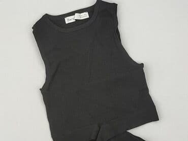 czarne sandały płaskie ccc: Bershka, Top damski, S — 1