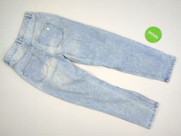 sinsay dżinsy z wysokim stanem: Denim, Jeansy damskie, rozmiar S — 4