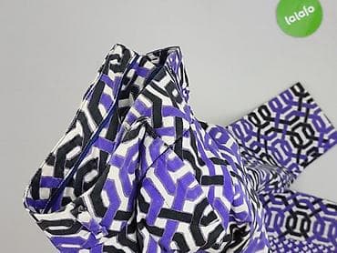 legginsy: Damskie spodnie z nadrukiem geometrycznym - Krój: dopasowany, rurki - — 4