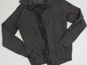 klapki z futerkiem firmowe: Kardigan damski, rozmiar L — 8