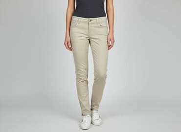 reserved dżinsy: Reserved, Spodnie materiałowe damskie, rozmiar S — 6