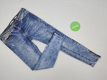 klapki kremowe: Jeansy damskie, rozmiar M — 3