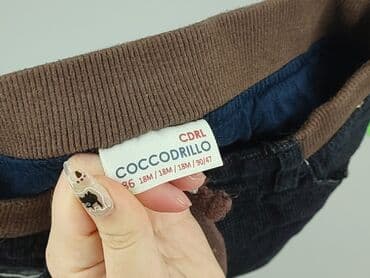 biala sukienka h: Spodnie jeansowe, Coccodrillo, 12-18 miesięcy, stan - Bardzo dobry — 4