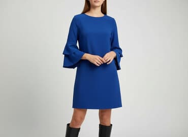 sukienka rozkloszowana dekolt łódka: Orsay, Sukienka damska, rozmiar S — 6