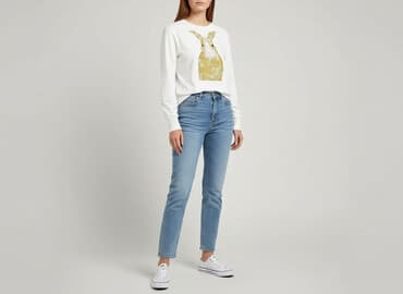 koszulki z królikiem damskie: Women`s T-shirt, size S — 1