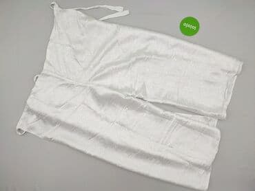 biale szerokie jeansy: Spodnie materiałowe damskie, rozmiar XL — 2
