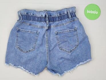 krótkie spodenki z wysokim stanem jeansowe: Szorty damskie, M — 3