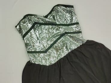 srebrne sukienki z cekinami: Sukienka damska, rozmiar S — 2