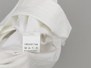 białe t shirty basic: One, T-shirt damski, rozmiar XL — 5