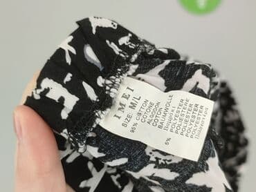 spodnie hello kitty piżama czarne: Spodnie 3/4 damskie, M — 4