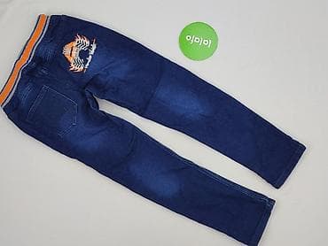 spodnie dresowe cropp: Spodnie jeansowe, 7 lat, 122, stan - Bardzo dobry — 3