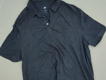 szorty męskie cropp: Koszulka polo dla mężczyzn, L, H&M, stan - Bardzo dobry — 1