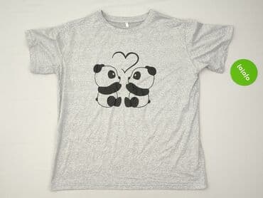 ubrania z pandą: T-shirt for men, size XL — 2