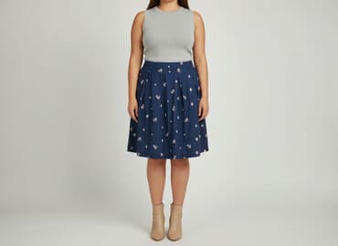 spódniczka alex biało niebieska: GREY WOLF, Spódnica damska, rozmiar XL — 6