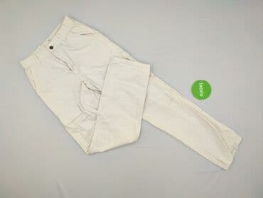 Women: Material trousers for women, size S (EU 36) — 2