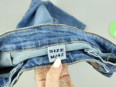 legginsy z wysokim stanem modelujące: Jeansy damskie, M — 4