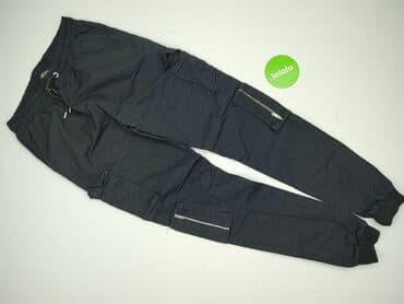 stradivarius cargo czarne: BoohooMAN, Spodnie dresowe dla mężczyzn, rozmiar M — 2