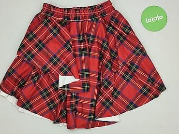 spódnica w kratę czerwona: Spódnica damska, rozmiar S — 3
