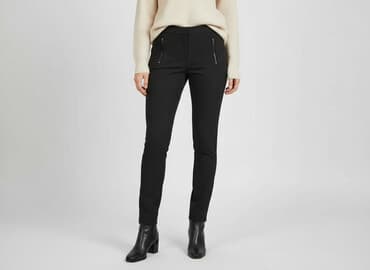 spodnie wrangler czarne: MNG Suit, Spodnie materiałowe damskie, rozmiar S — 7