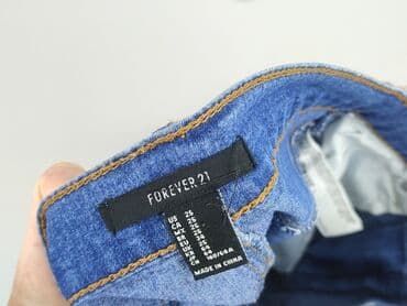 jeansy z asymetrycznym zapieciem: Forever 21, Jeansy damskie, XS — 4