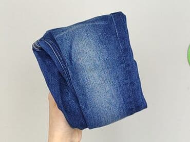 mom jeans granatowe: Spodnie jeansowe, H&M, 1.5-2 lat, 92, stan - Bardzo dobry — 6