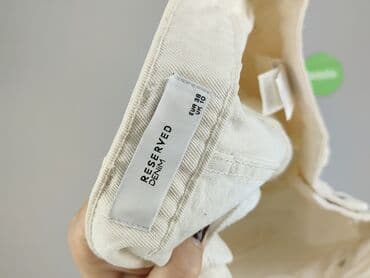 spodnie z wysokim stanem dla niskich: Denim, Szorty damskie, M — 4