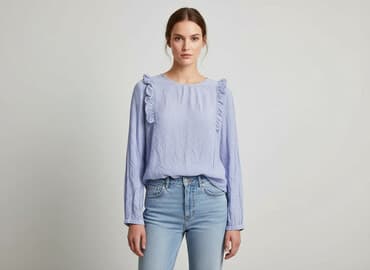 monnari bluzki koszulowe: Bershka, Bluzka damska, rozmiar L — 7