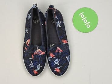 klapki z futerkiem firmowe: Trampki damskie, rozmiar 39 — 2