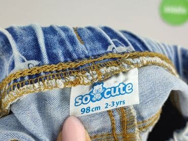 krótkie spodenki niemowlęce 74: Jeans, So cute, 2-3 years, 98, condition - Very good — 4