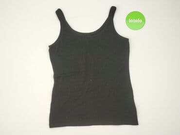 czarna koszulka pod marynarkę: Fisherfield, T-shirt damski, L — 2