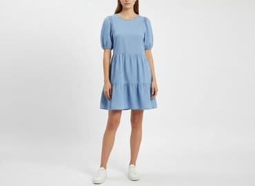 fb sister jeans mom fit: FB Sister, Sukienka damska, rozmiar XS — 6