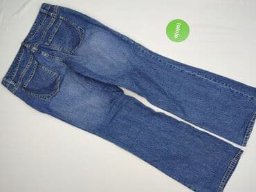 czerwone sandały na słupku ccc: Jeansy damskie, M — 3