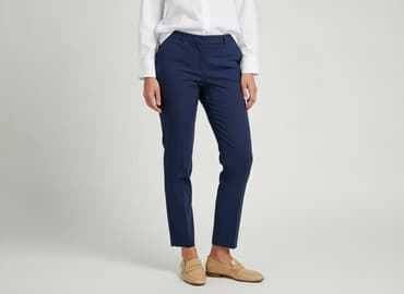 Stradivarius, Material trousers for women, size L