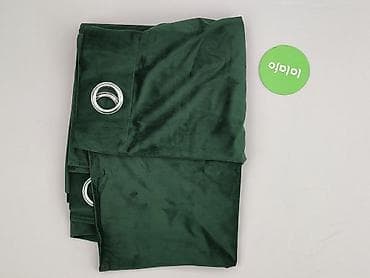 Dom i ogród: Zasłona welurowa na przelotkach – butelkowa zieleń - Materiał: 100% — 2