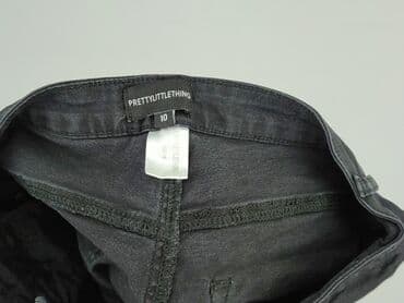 spodenki jeansowe z wysokim stanem pull and bear: PrettyLittleThing, Szorty damskie, rozmiar M — 4