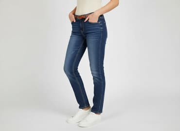 dżinsy na motor: Jeansy damskie, rozmiar M — 10