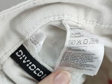 białe spodnie hello kitty: H&M Divided, Jeansy damskie, rozmiar M — 5