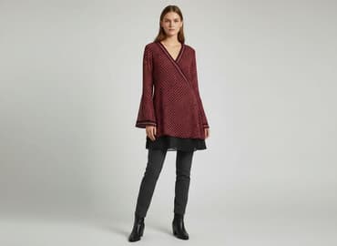 czerwona sukienka cropp: Sukienka damska, rozmiar S — 6