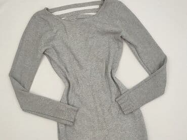 czarna sukienka dzianinowa z golfem: Sukienka damska, rozmiar S — 1