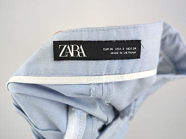 Spodnie: Zara, Spodnie materiałowe damskie, rozmiar 2XS — 4